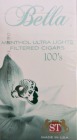 Bella Filtered Little Cigars - Menthol Ultra Light 100 Box 